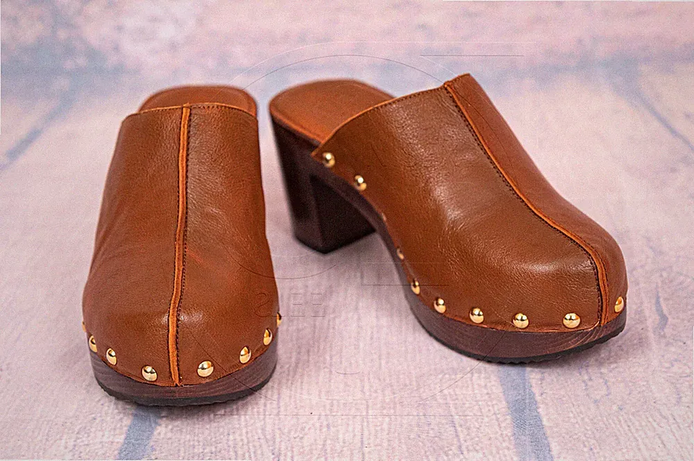 UNISEX HEELS - 2002, edle Retro-Clogs, handgefertigt, Größen 35-47