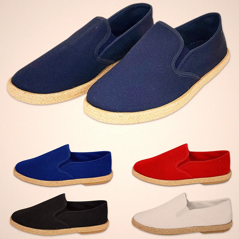 Unisex Schuhe Canvas Espadrilles Herren Seil Bequem Halbschuhe Freizeit Sandalen VEQUE