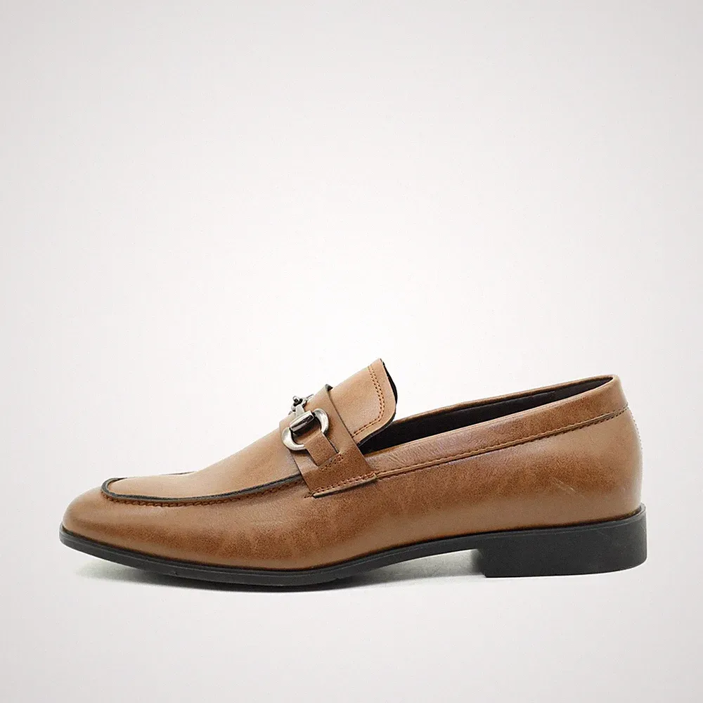 Unlisted Herren Sampson Loafer Business-Schuh Braun Bequem, Rutschfest EU 44