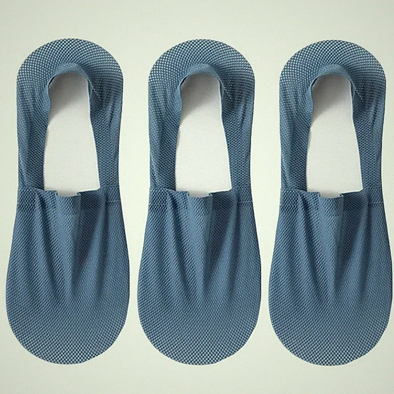Unsichtbare Socken - 3 Paar tief geschnittene Freizeit Bootssocken für Herren - weich atmungsaktiv