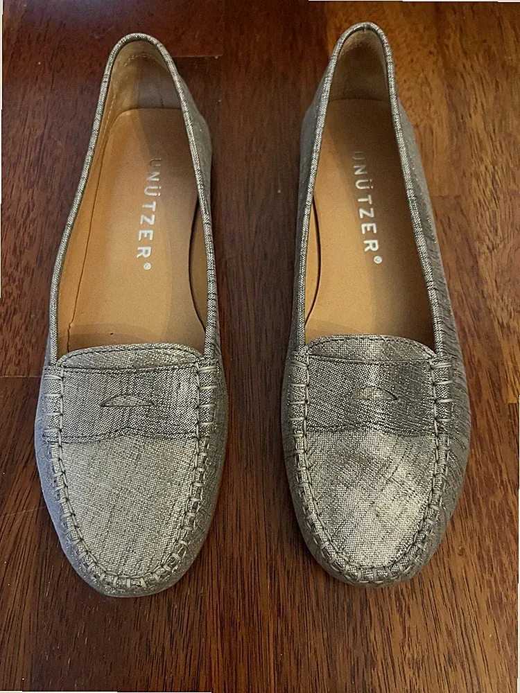 Unützer Loafer silber Gr. 39