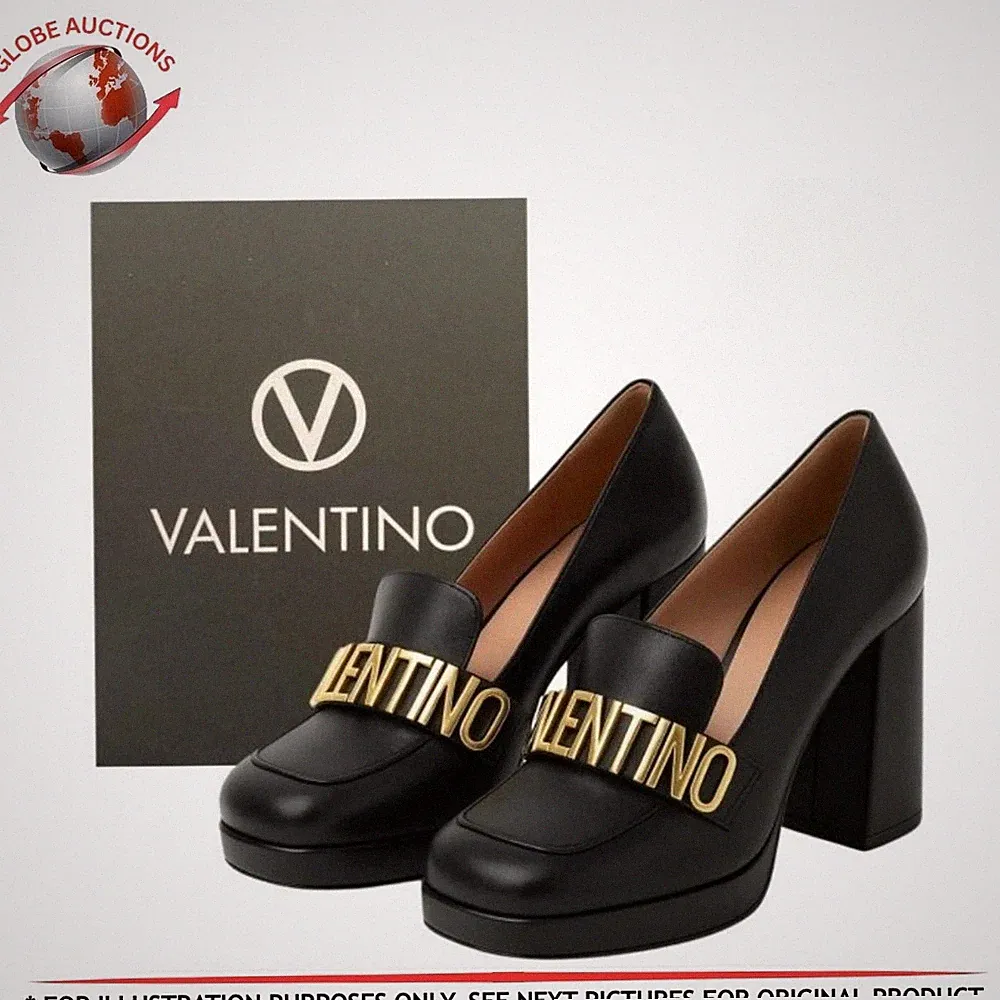 Valentino Rosalinda Leather Loafers (Size: 8) Made in Italy