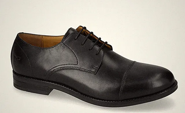 Valleverde 17901 elegante Schnürschuhe Leder schwarz