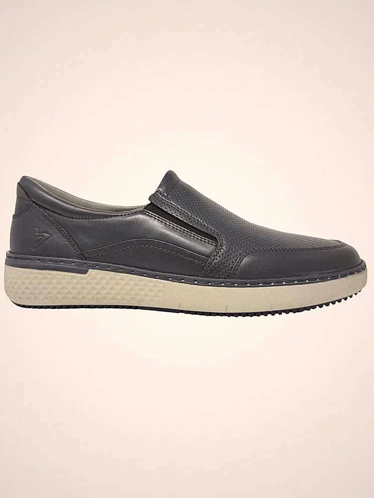 VALLEVERDE 360990A 6 ELASTISCHE LEDER MOKASSINS (Nähte)