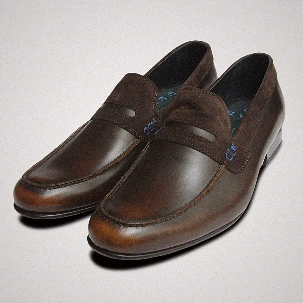 Vanquish Designer Halbschuhe in antikbraun von Exceed Shoes