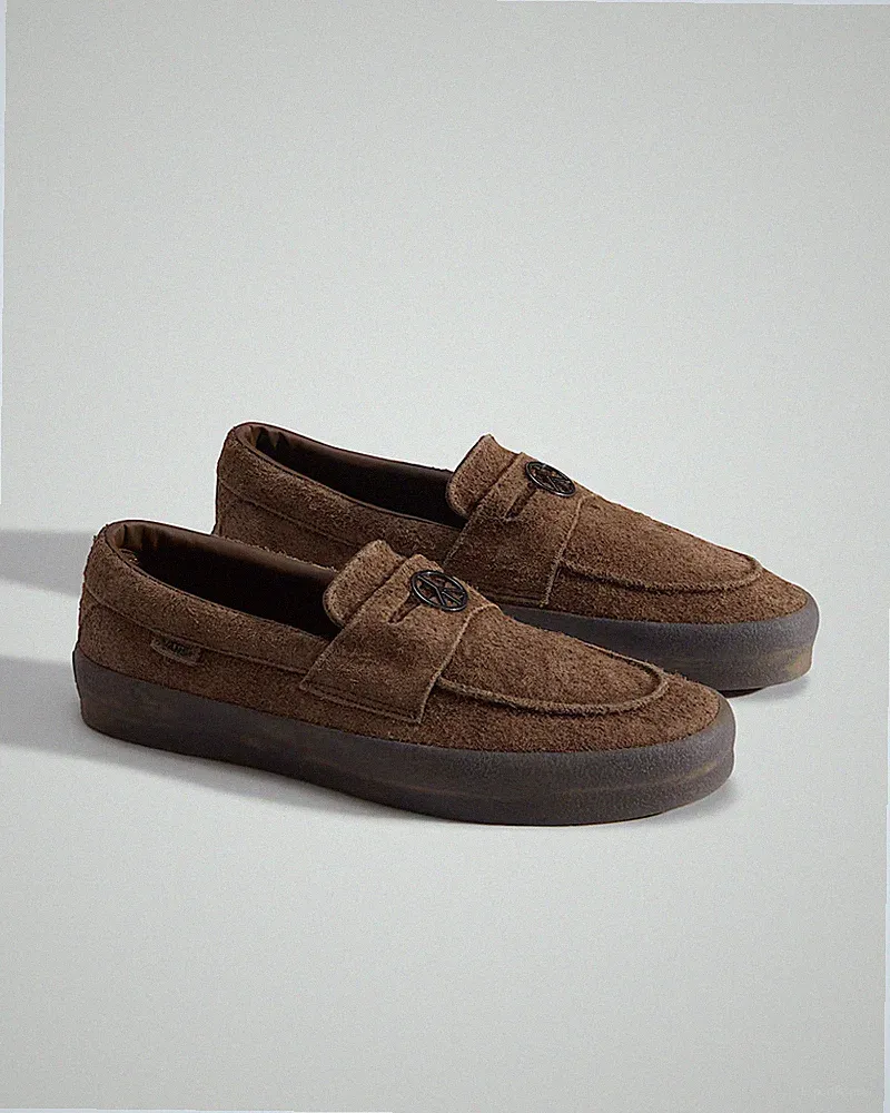 Vans Classic Skate Loafer Wildleder Schuhe braun