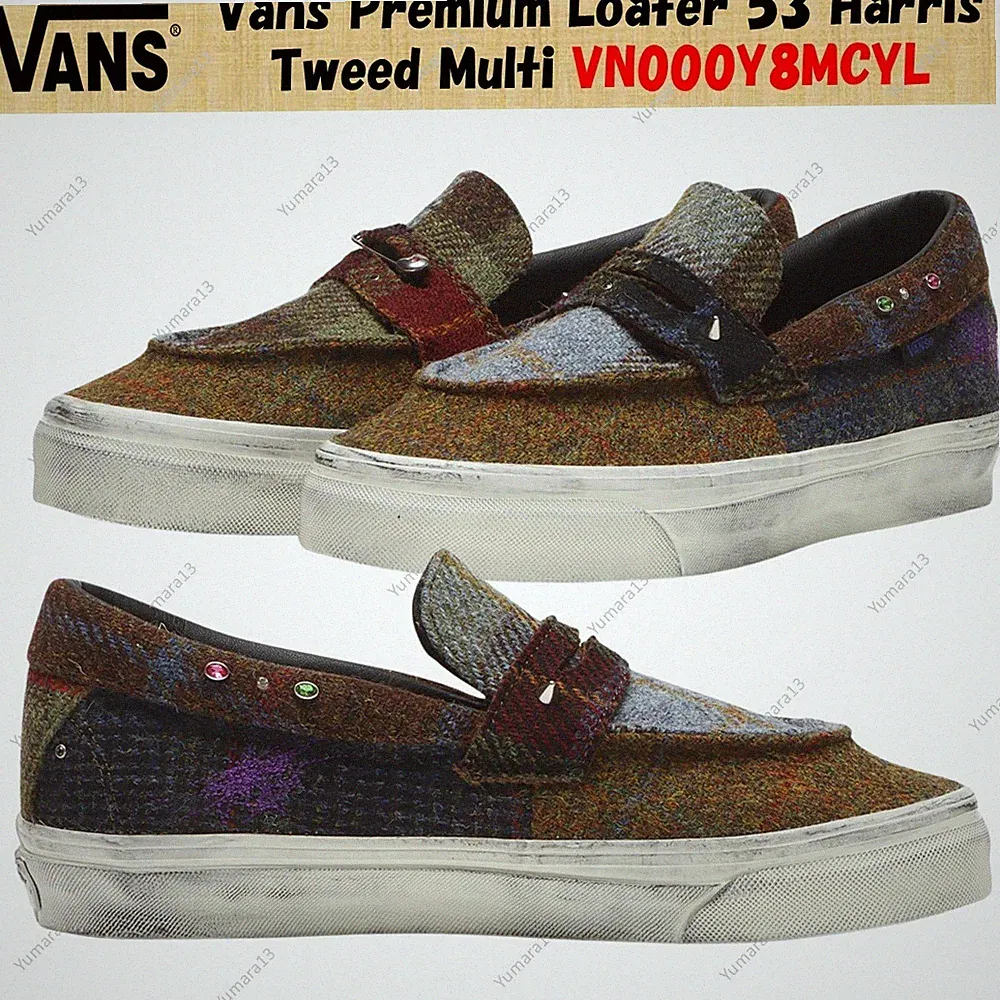 Vans Premium Loafer 53 Harris Tweed Multi VN000Y8MCYL Herren Gr.