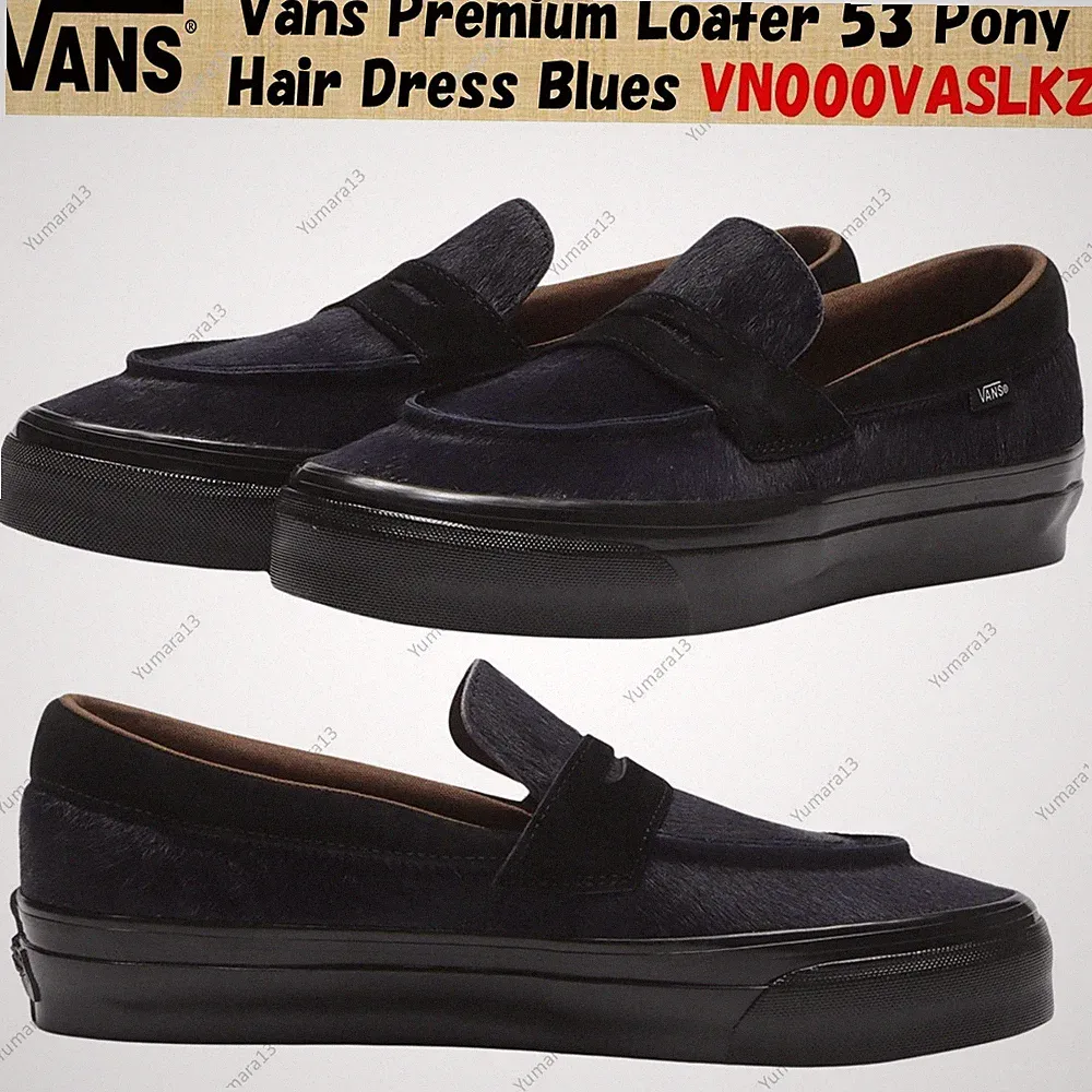 Vans Premium Loafer 53 Pony Hair Dress Blues VN000VASLKZ Herren Gr.