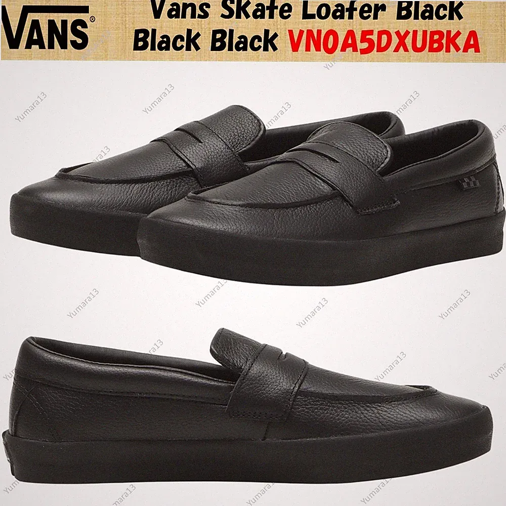 Vans Skate Loafer Black Schwarz VN0A5DXUBKA Herren Gr.