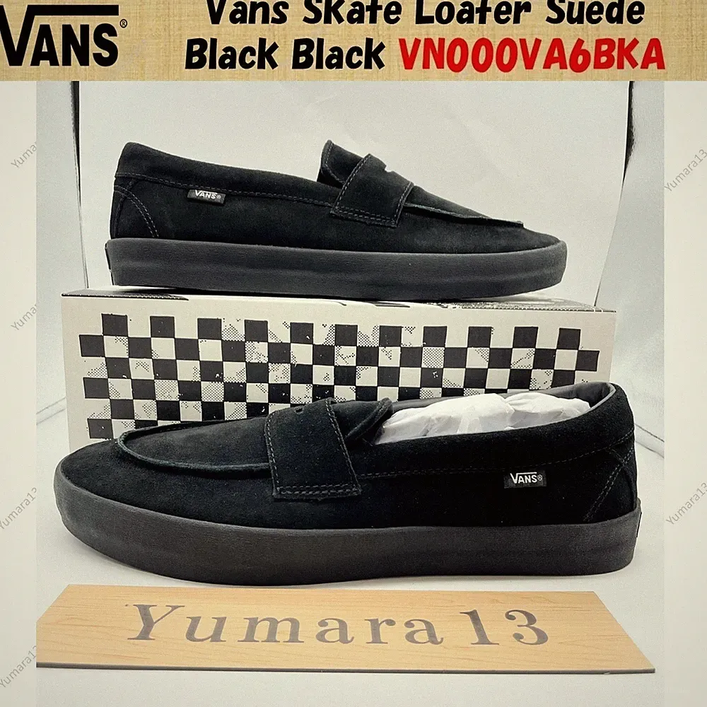 Vans Skate Loafer Suede Black Schwarz VN000VA6BKA Herren Gr.
