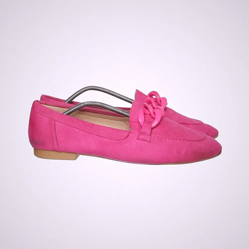 Vegan, Loafers, Größe: 41, Wildlederimitat, Pink, Damen #wBF