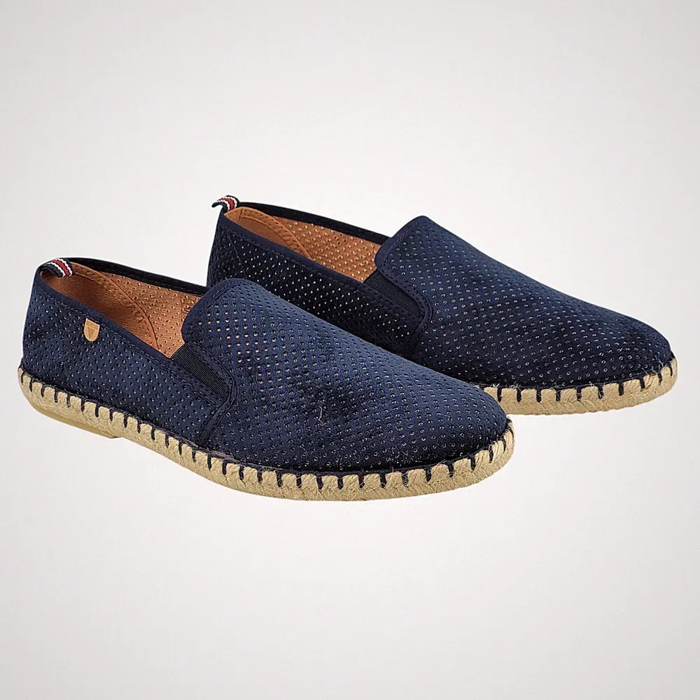 Verbenas Schuhe Espadrilles Tom Hole Micro Marino blau Herren