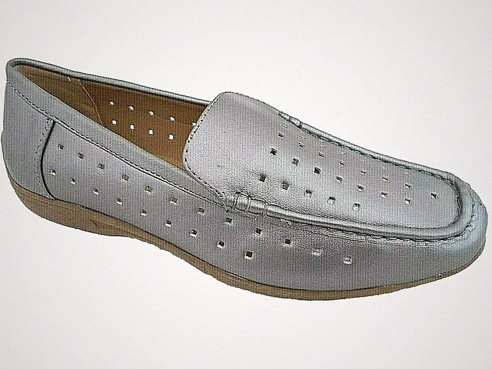 Victoria Jayne PEWTER FLACHE DAMENSCHUHE DAMEN UK 4 – EUR 37