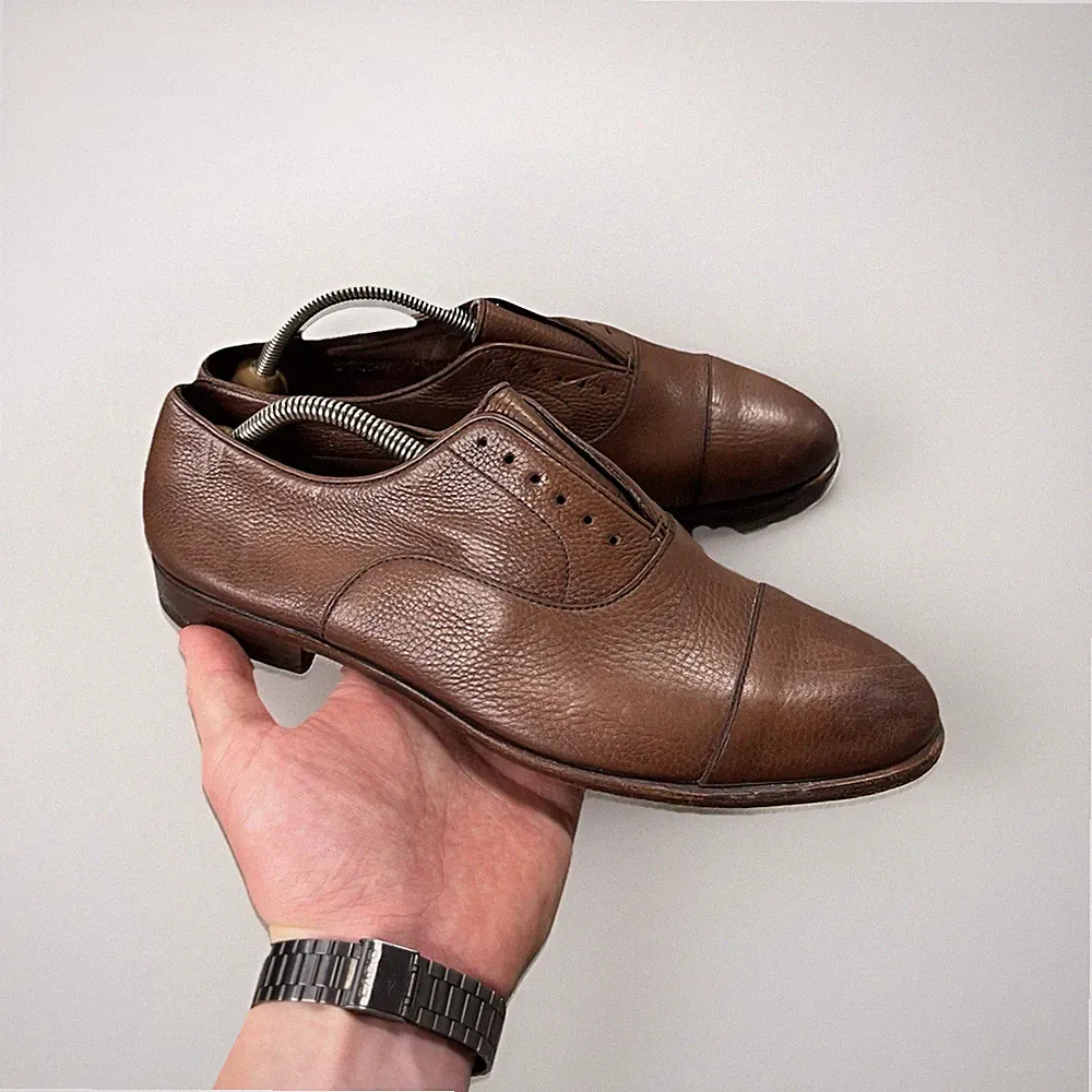 Vintage Fratelli Rossetti Loafers 90er 5 39.5-40 Leder