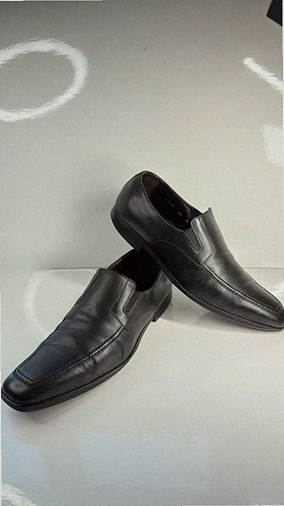 Vintage Santoni Leather Loafers – Made in Italy – Men’s US 10