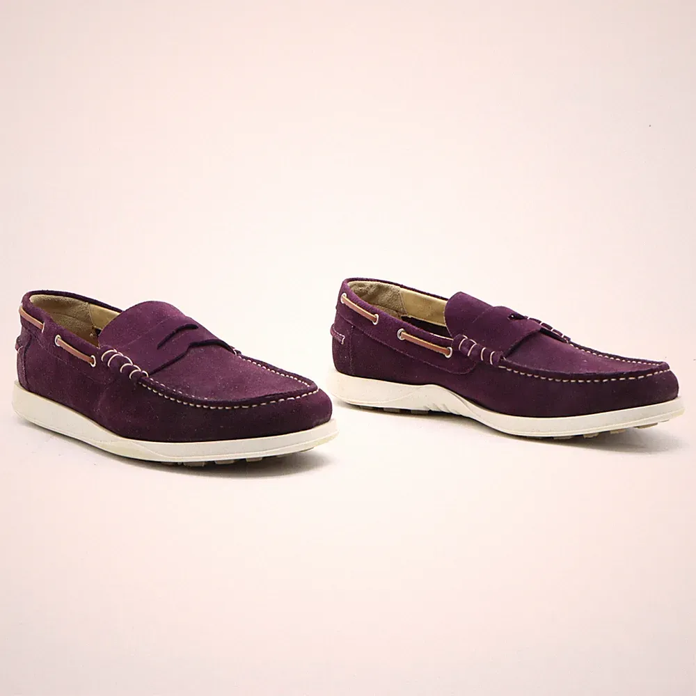 Virginia Schuh Halbschuh Deadstock Nummer Eur 45 (Code SS3947) Herren lila