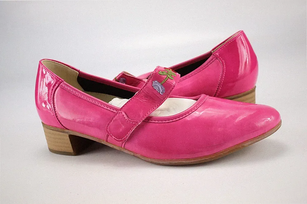 Vitaform Gr.39 Damen Komfort Ballerinas Slipper Loafers Pink TOP P 120