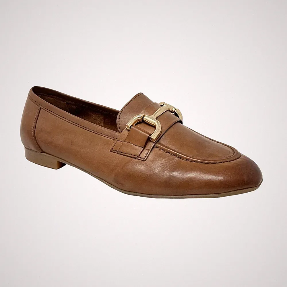 VUEVA UB325108 NIEDRIGER LEDER MOKASSIN MIT KETTE