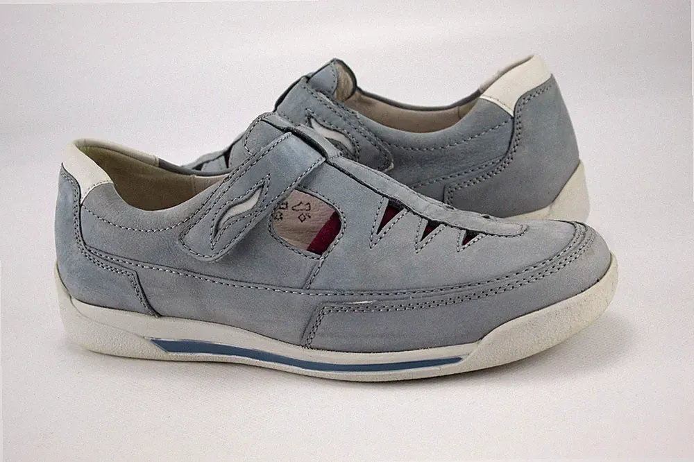 Waldläufer Gr.38,5 Uk.5,5 Damen Komfort Slipper Loafers TOP P 849