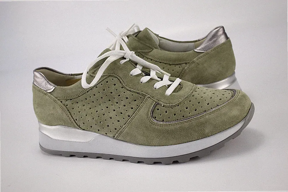Waldläufer Gr.43 Uk.9 Damen Komfort Sneaker Slipper Loafers TOP R 340