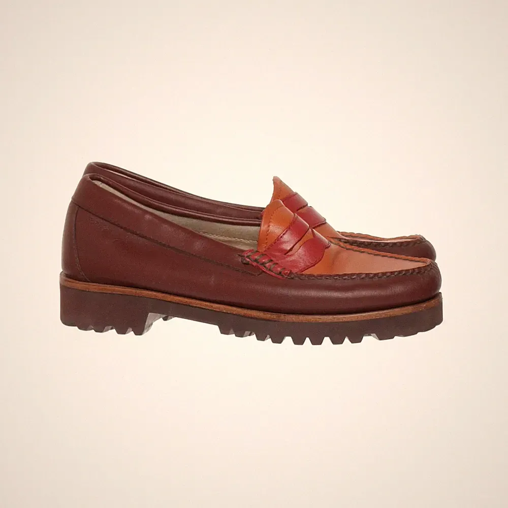 Weejuns, Loafers, Größe: 39 1/2, Rot/Orange, Damen #5sY