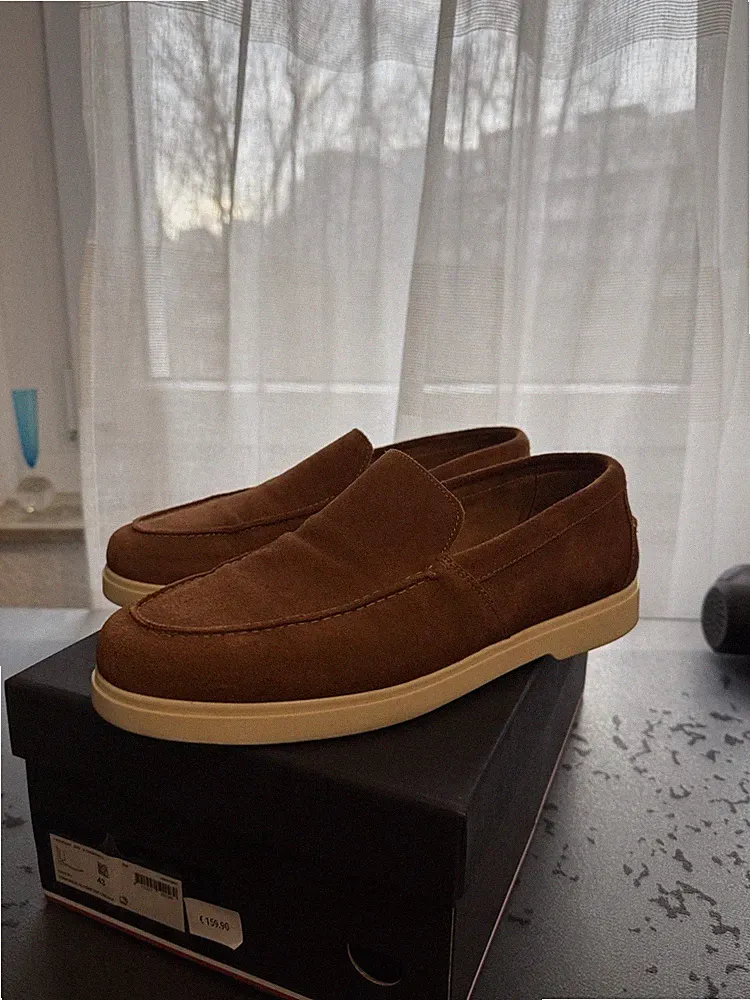 Wildleder Loafer In Braun Gr.42
