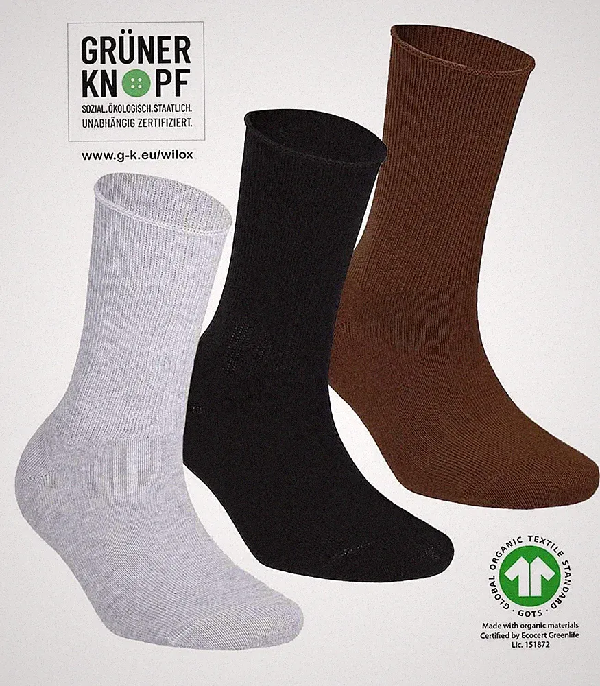 Wilox Damen Socken Organic Cotton RIB