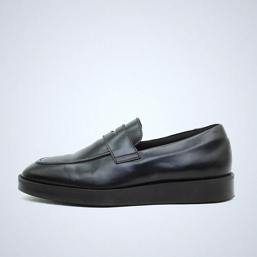 Wolf & Shepherd Herren Penny Loafer Business-Schuhe Leder Komfortsohle EU 43