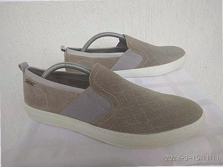 Women Bugatti Loafers Grey Nubuck 40