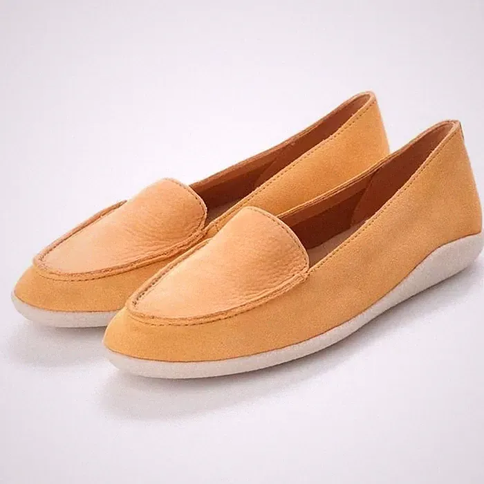 Women Clarks Loafers Beige 42