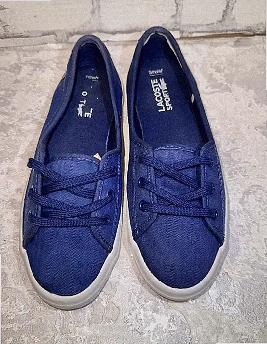 Women Lacoste Loafers Navy 37