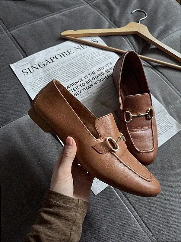 Women Paul Green Loafers Brown 40
