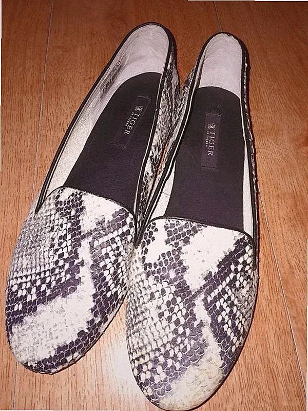 Women Tiger Of Sweden Loafers Grey Leather 38.5