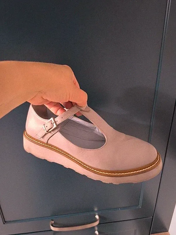 Women Vibram Loafers Grey Leather 38