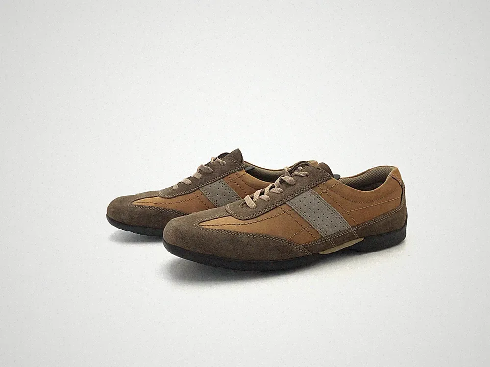 Woodstone Herren Halbschuh Schnürer Loafers Comfort Braun Gr. 42 (UK 8)