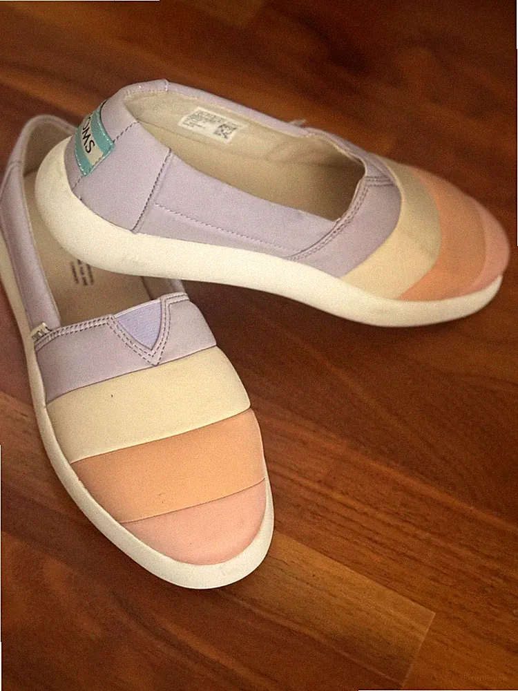 WOW!Marken Luxus Original Da.TOMS Schuhe Sneaker Loafer Slipper Gr.40 NEU!