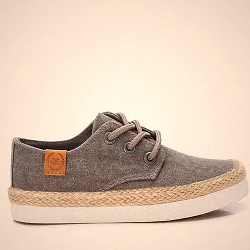 XTI Kinder Halbschuhe mit Schnürverschluss (Vegan), Kids - GHI (Eis)