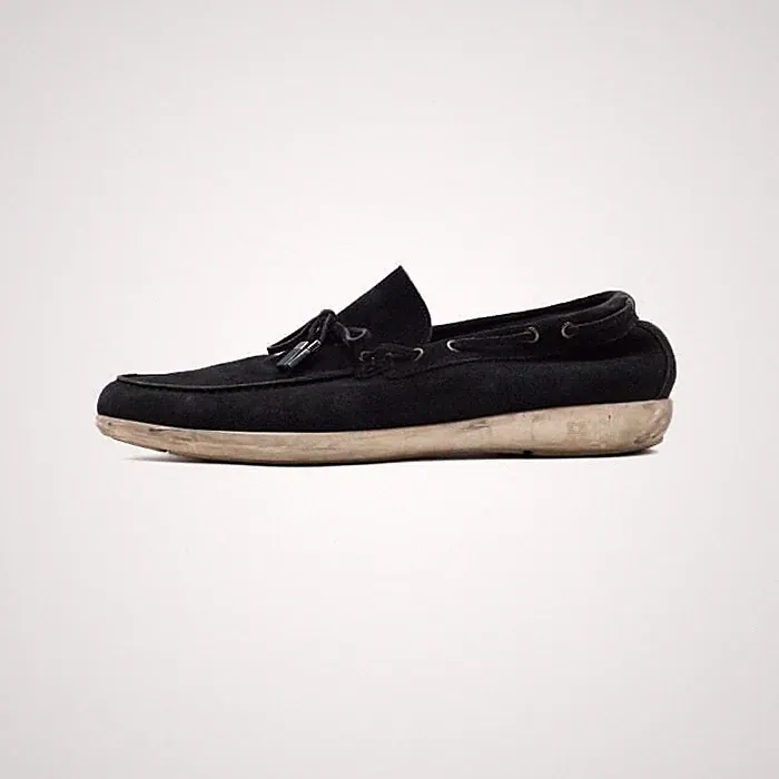 Zegna Navy Wildleder Schleife Herren Slipper aa58040 152317347