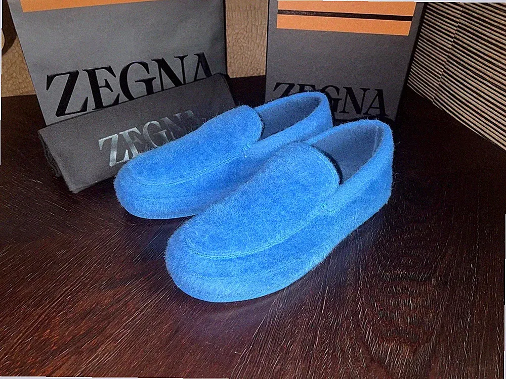 Zegna X The Elder Statesman Oasi Cashmere Loafer Sneaker US 10,5 UK 9,5 EU 43,5