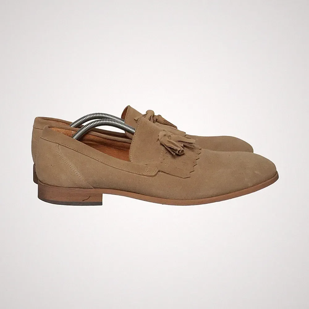 Zign, Loafers, Größe: 44, Wildleder/Leder, Beige, Herren #SIg